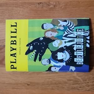 NEW Beetlejuice Playbill Broadway NYC Marquis Theatre Alex Brightman